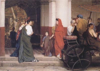 Alma-Tadema, Sir Lawrence Entrance to a Roman Theatre (mk23)